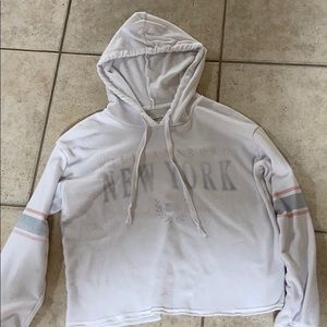 White New York American Eagle hoodie